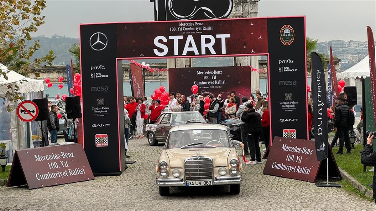 Mercedes-benz 100. Yıl Cumhuriyet Rallisi İstanbul'da Başladı