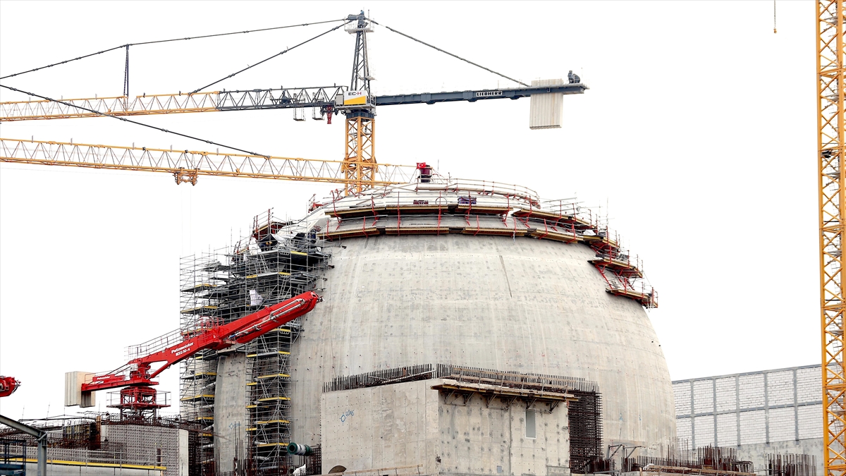 Akkuyu Nükleer Güç Santrali'nde Çalışmalar Sürüyor