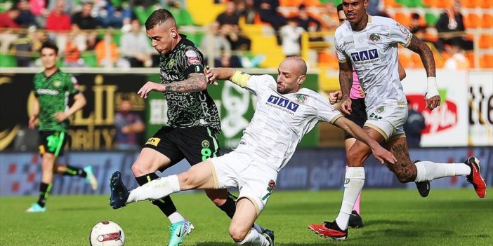 Alanyaspor-konyaspor Maçında Beraberlik