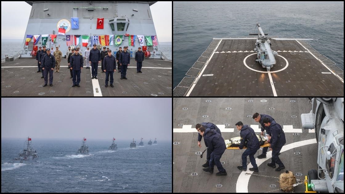 "nusret- 2023 Davet Tatbikatı" Saros Körfezi'nde Devam Ediyor