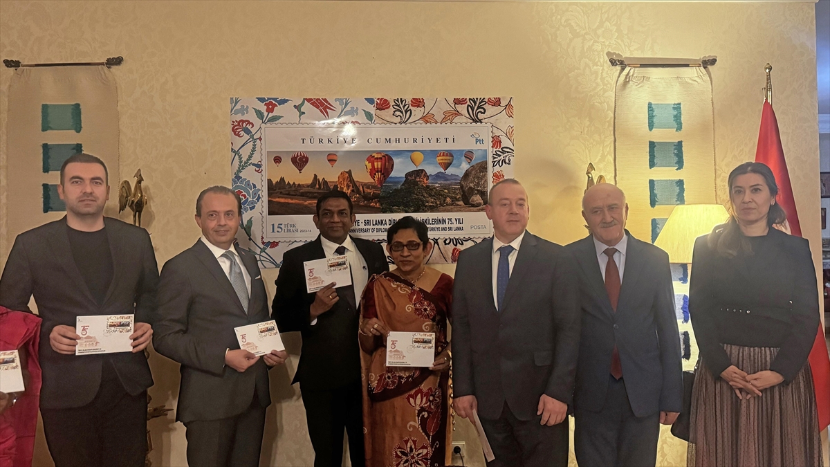 Sri Lanka Ve Türkiye'nin Diplomatik İlişkilerinin 75'inci Yılı İçin Posta Pulu Basıldı