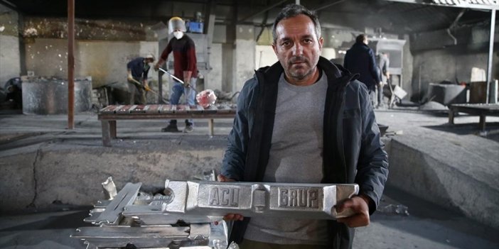 Atık Alüminyumlar Bingöl'de Külçeye Dönüşerek Avrupa'ya İhraç Ediliyor