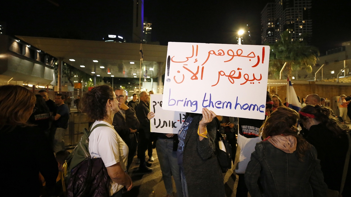 İsrailli Esirlerin Yakınlarından Netanyahu'ya "hamas'la Müzakerelere Yeniden Başlanması" Çağrısı