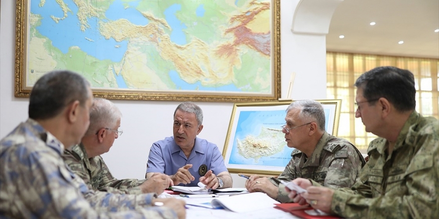 Akar Ve Tsk'nın Komuta Kademesinden Kktc'de 'Kararlılık' Mesajı