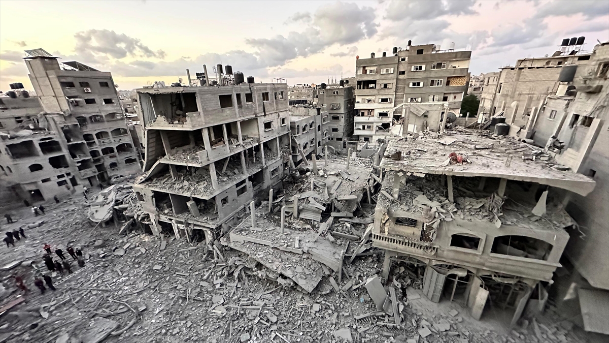 İsrail Güçleri, Meşru Beyt Lahya'dan Ardında Enkaz Bırakarak Çekildi