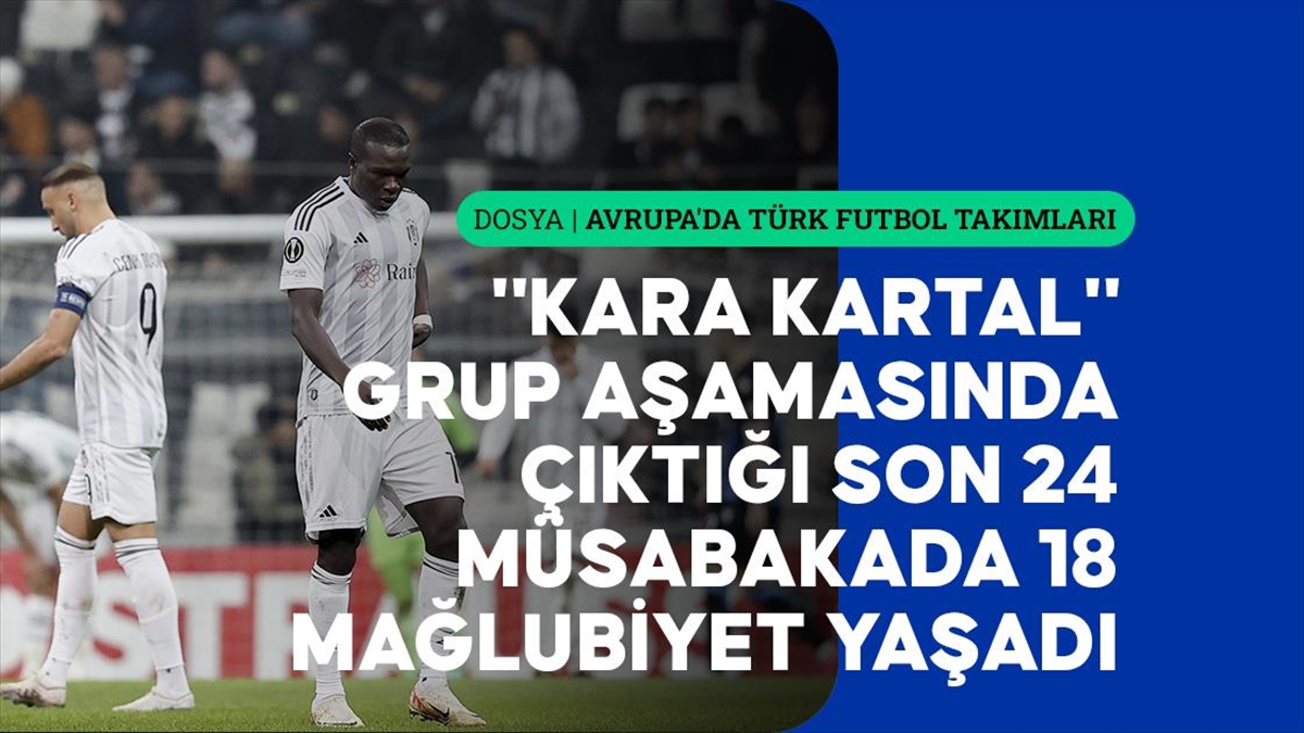 Beşiktaş, Avrupa'da Son 4 Grup Mücadelesinde Üst Tura Yükselemedi