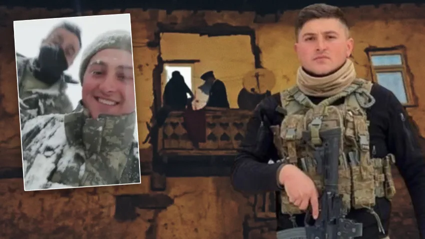 Şehit askerin komutanıyla duygulandıran görüntüsü