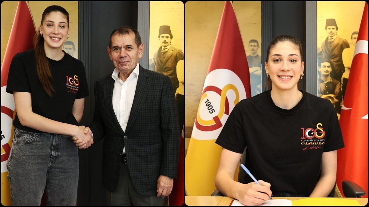 Galatasaray Daikin'de Milli Voleybolcu İlkin Aydın'ın Sözleşmesi 2 Yıl Uzatıldı