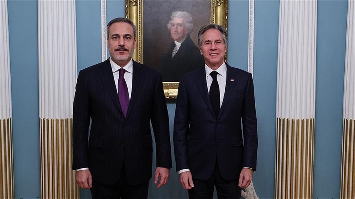 Bakan Fidan, Abd'li Mevkidaşı Blinken İle Görüştü