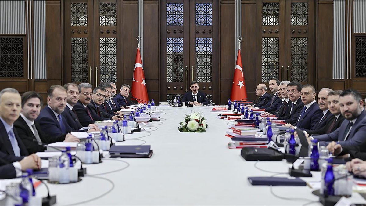 Ekonomi Koordinasyon Kurulu, Cumhurbaşkanı Yardımcısı Yılmaz Başkanlığında Toplandı