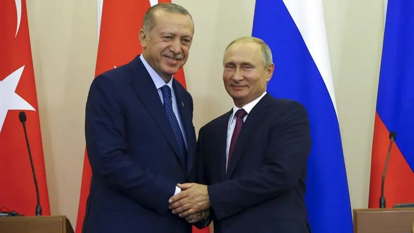 Erdoğan'a Putin'den yeni yıl mesajı