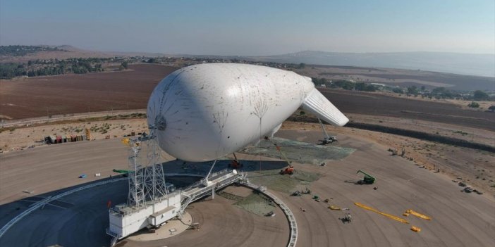 İsrail, Lübnan Sınırına Füze Tespiti İçin Radarla Donatılmış Zeplin Yerleştirdi