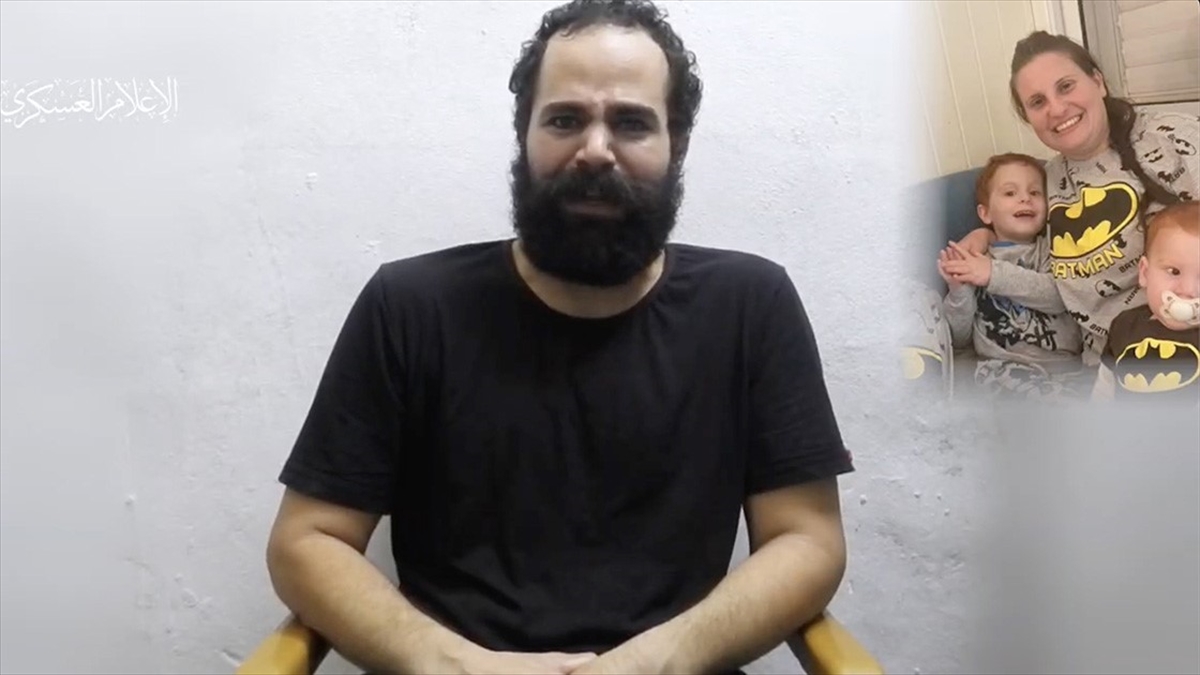 Kassam Tugayları, İsrail Bombardımanında Ailesi Ölen Gazze'deki İsrailli Esirin Yeni Görüntülerini Paylaştı