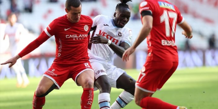 Bitexen Antalyaspor-trabzonspor Maçında Beraberlik