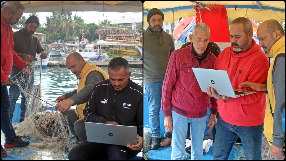 Mersinli Balıkçılar, Aa'nın "yılın Kareleri" Oylamasına Katıldı