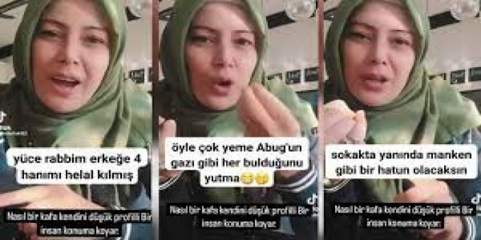 O kadının sözleri tepki çekti