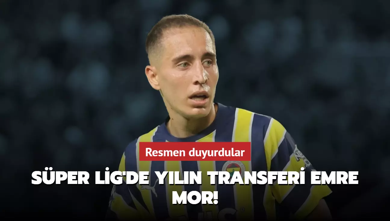 Süper Lig'de yılın transferi Emre Mor! Resmen duyurdular...