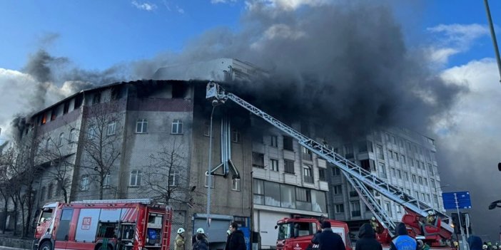 Ayakkabı fabrikasında yangın