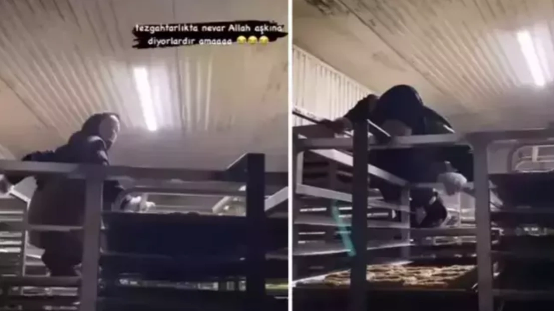 Ekmek tezgahındaki o görüntülere iki gözaltı. Müstehcen görüntüler çekilmişti, videodaki faillerden biri yurt dışında çıktı