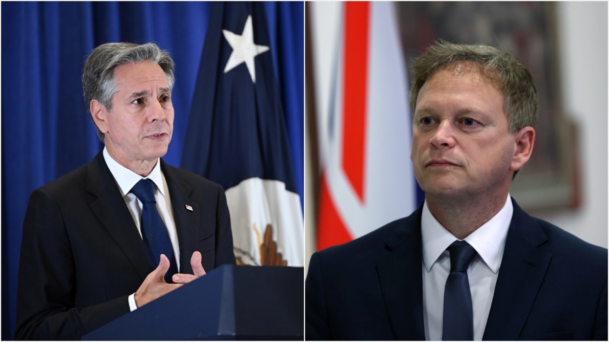 Abd Dışişleri Bakanı Blinken, İngiltere Savunma Bakanı Shapps İle Görüştü