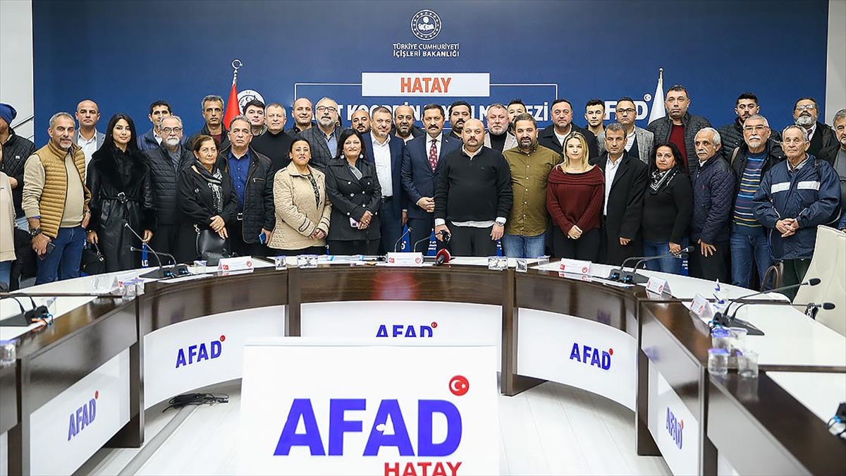 Medya Mensupları, Depremden Etkilenen Hatay'daki Çalışmalarla İlgili Bilgilendirildi