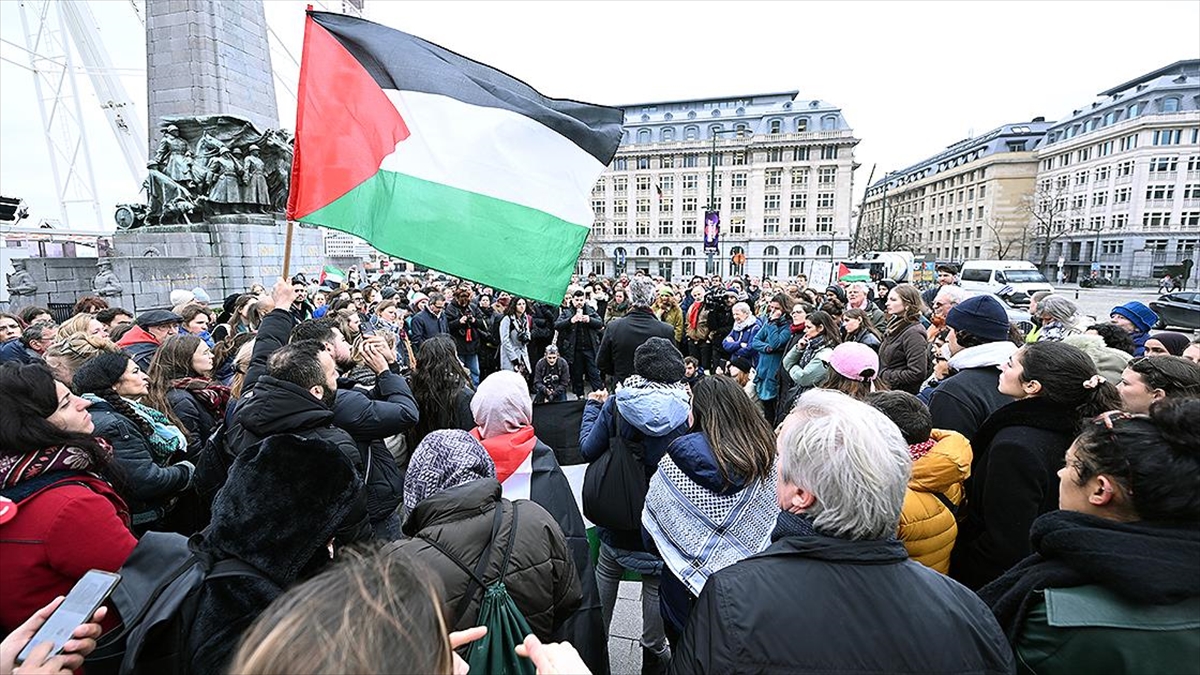 Brüksel'de Avukatlar Gazze'ye Adalet İçin Toplandı