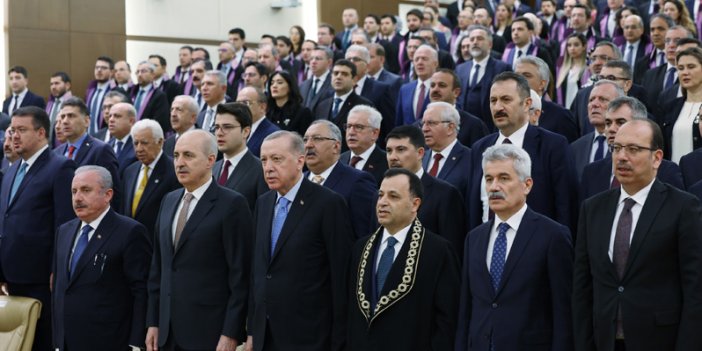 Erdoğan da salondaydı, AYM Başkanı'ndan dikkat çeken sözler