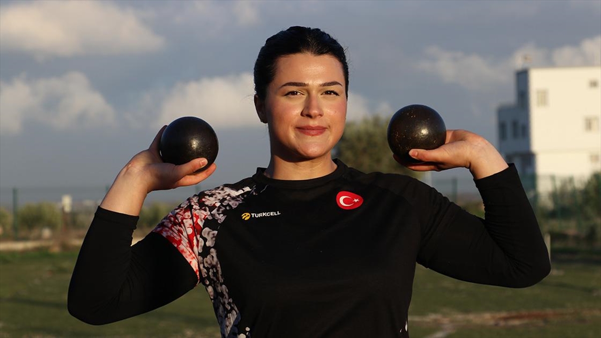 Gülle Atmada 19 Türkiye Şampiyonluğu Olan Büşra'nın Gözü Uluslararası Başarılarda