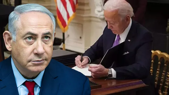 Biden'dan Netanyahu'yu küplere bindiricek imza!