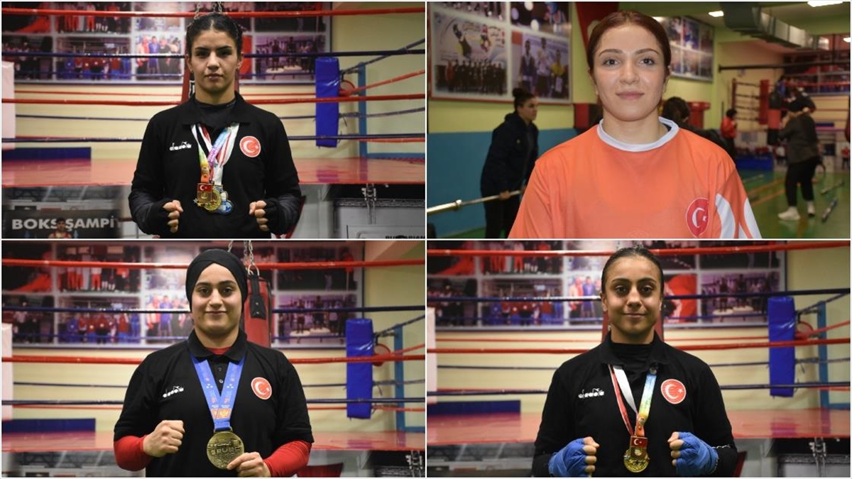Van'ın "altın Kızları" Boksta Avrupa Şampiyonluğu İçin Yumruk Sallıyor