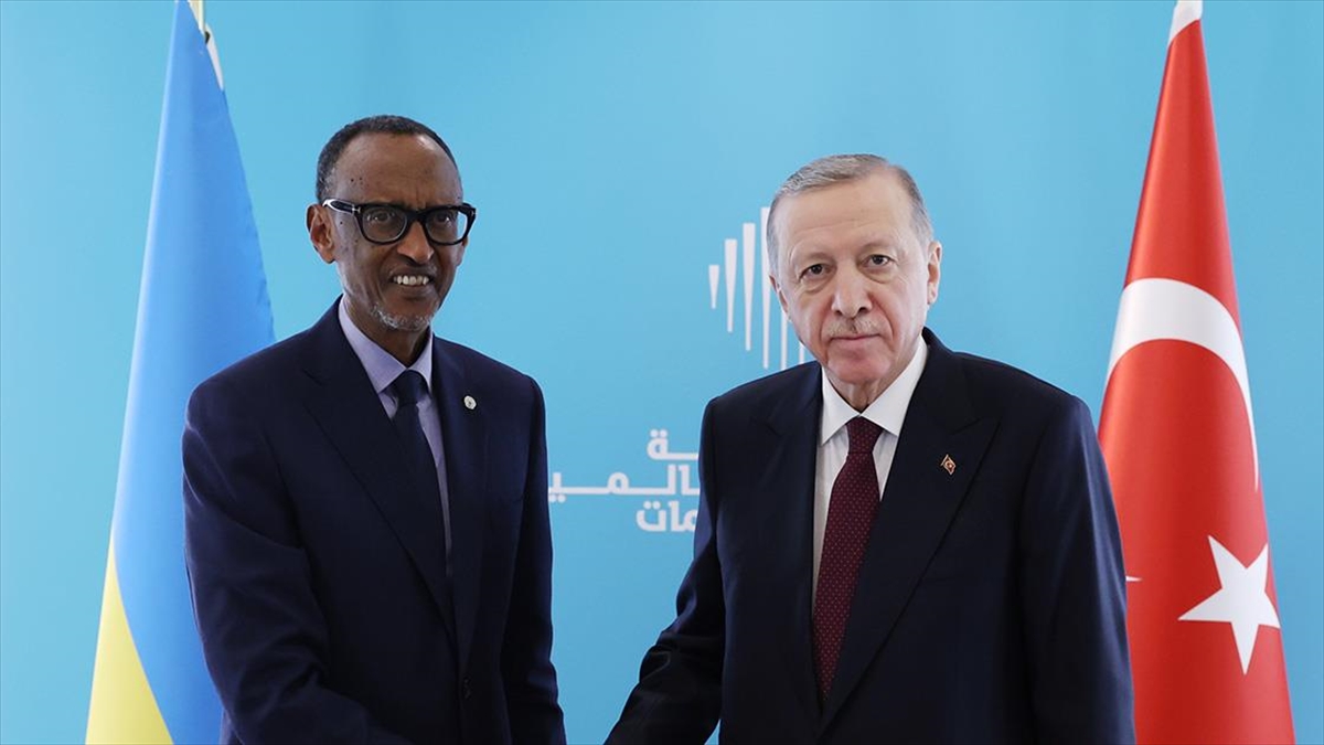Cumhurbaşkanı Erdoğan, Ruanda Cumhurbaşkanı Kagame İle Görüştü