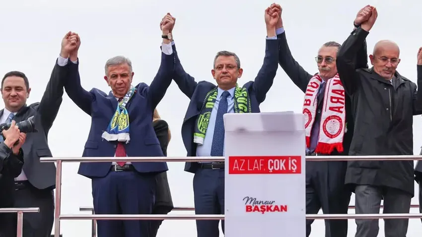 Mansur Yavaş ve Erdal Beşikçioğlu ile birlikte halka seslendi