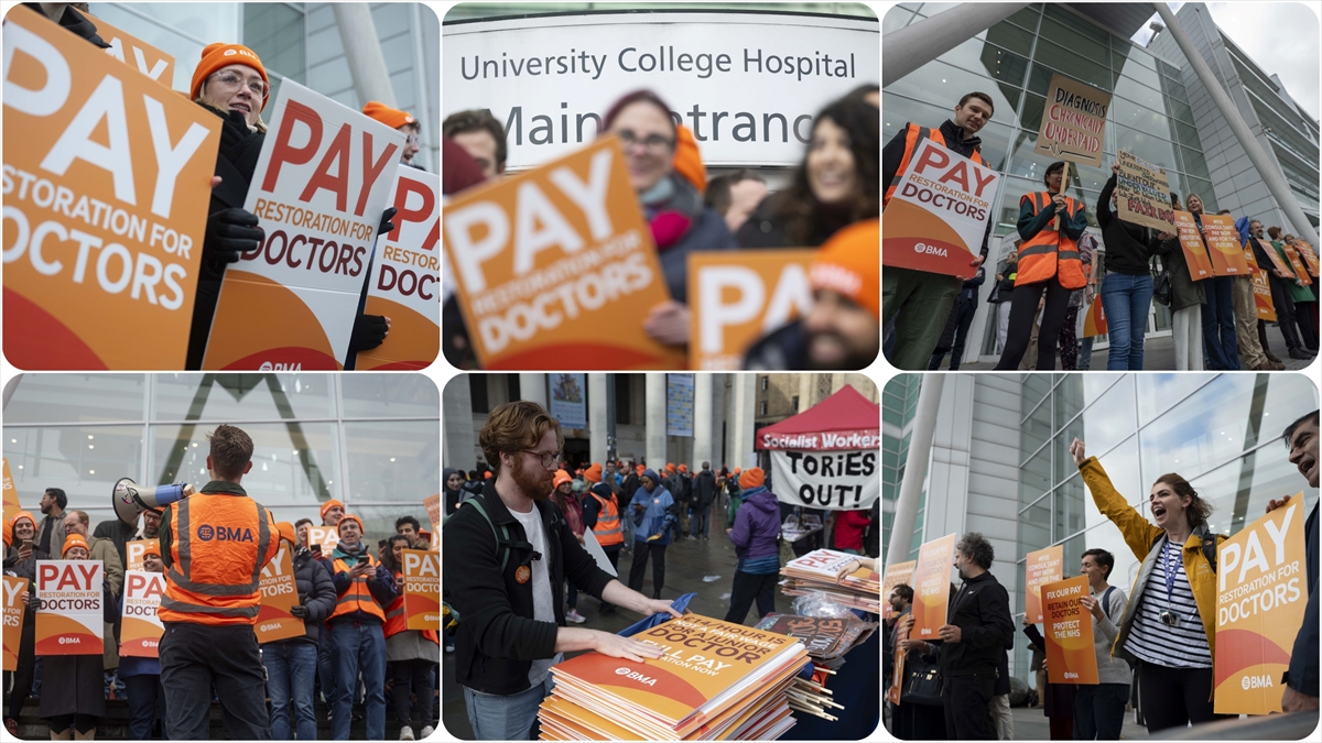 İngiltere'de Pratisyen Hekimler Son Bir Yılda 10'uncu Kez Greve Gitti