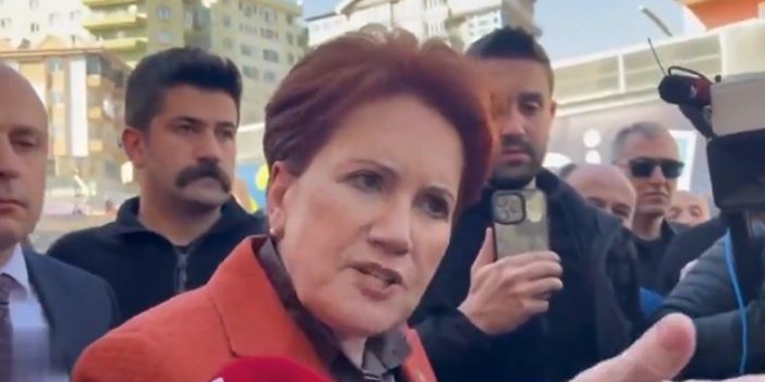 Akşener yurttaşla tartıştı: 'Oy vermezseniz vermeyin'