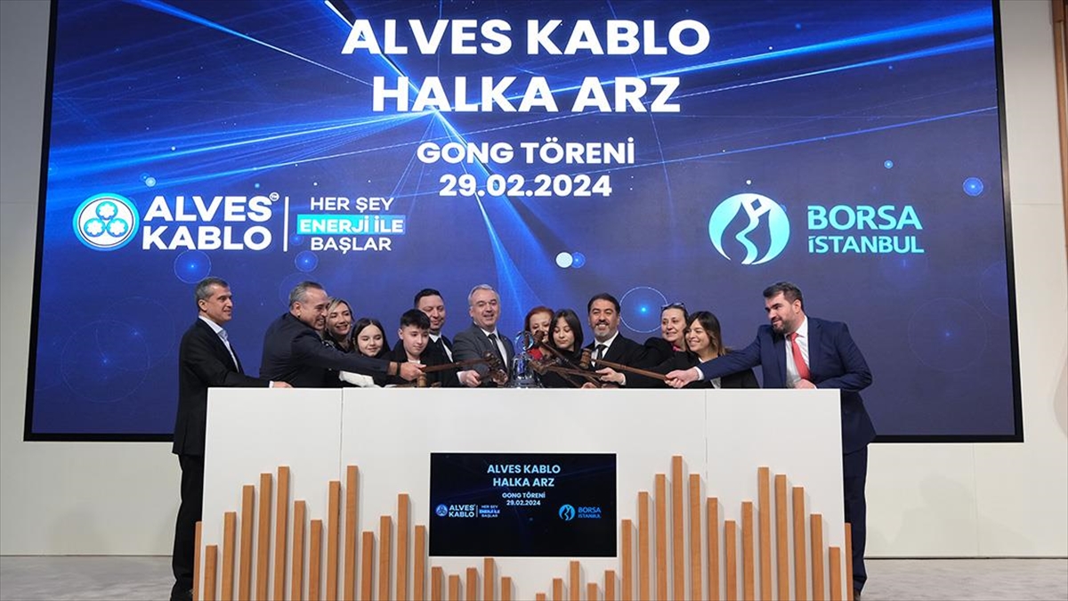 Borsa İstanbul'da Gong Alves Kablo Sanayi Ve Ticaret Aş İçin Çaldı