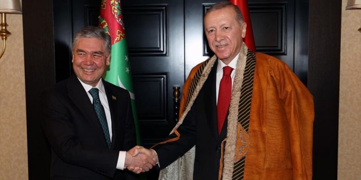 Cumhurbaşkanı Erdoğan, Türkmenistan Milli Lideri Ve Halk Maslahatı Başkanı Berdimuhamedov İle Görüştü