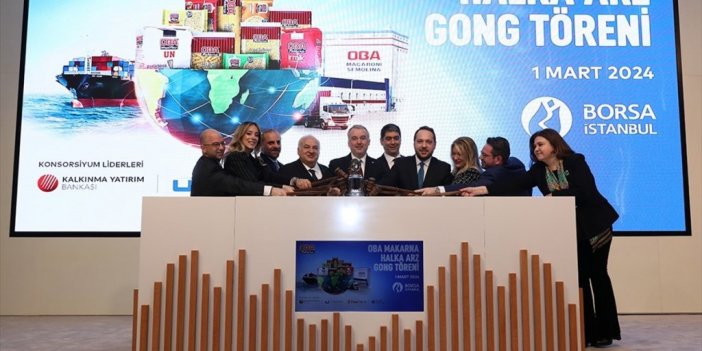 Borsa İstanbul'da Gong Oba Makarnacılık Sanayi Ve Ticaret Aş İçin Çaldı