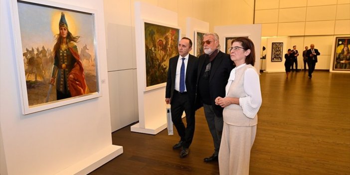 Türk Dünyası Ressamlarının "tomris" Konulu Sergisi Azerbaycan'da Açıldı