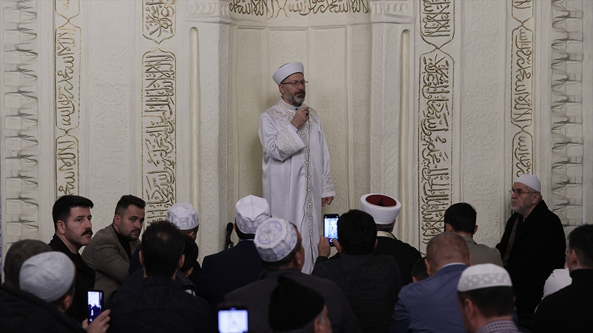 Diyanet İşleri Başkanı Erbaş: Mübarek Aylar, Mübarek Günler Ve Geceler Bizim İçin Bir Kurtuluş Vesilesidir