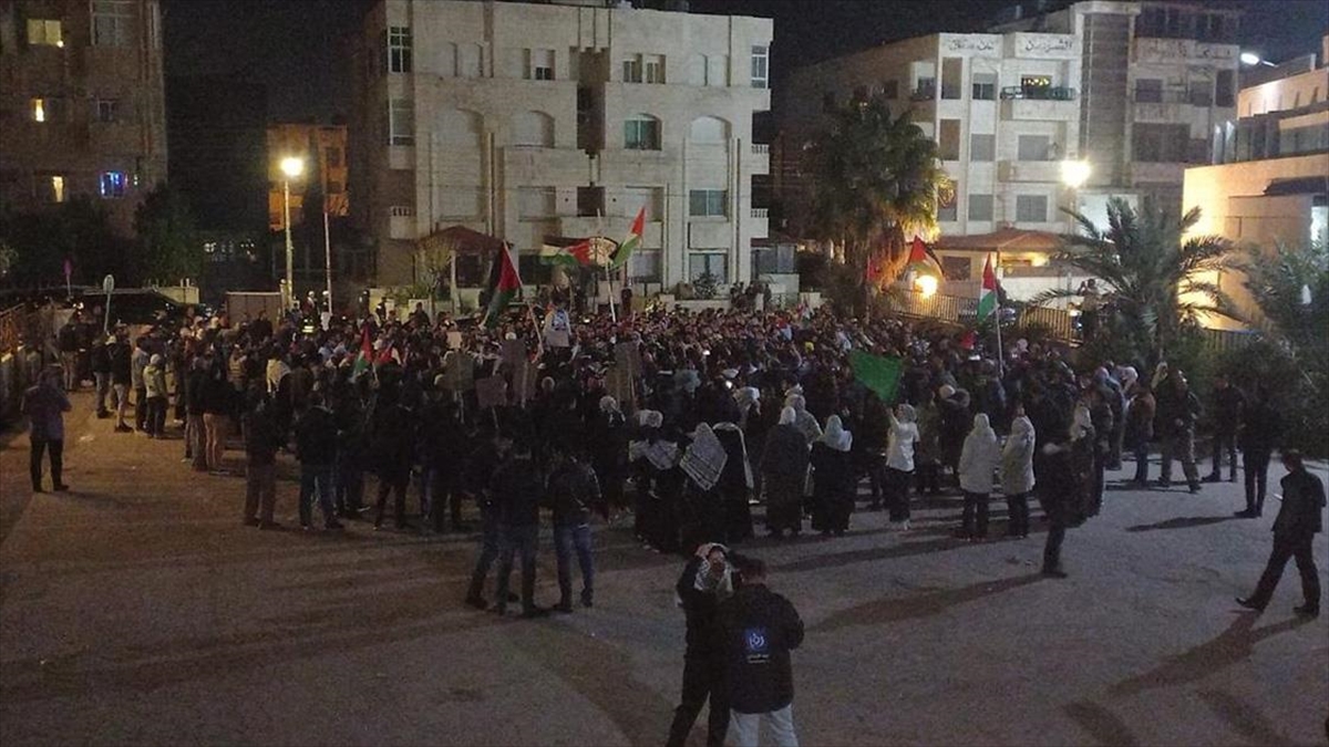 Ürdün'de Gazze'ye Destek Gösterisi Düzenlendi