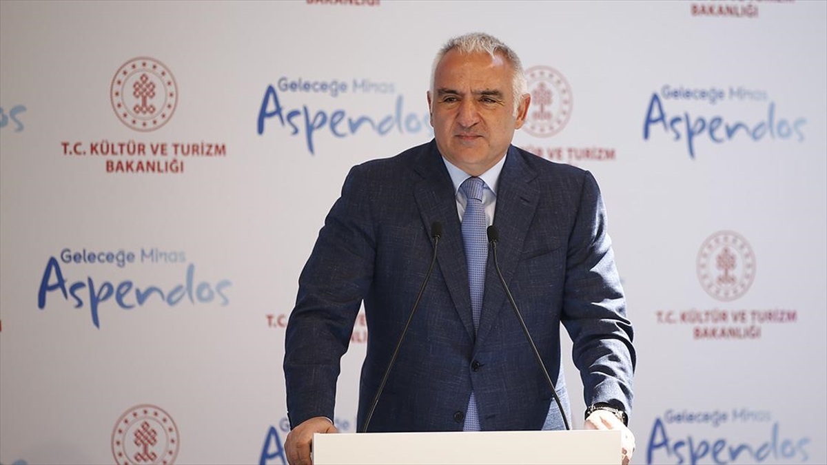 Bakan Ersoy: Aspendos'ta 4 Yıl Sonra Antik Kentin Yüzde 30'unda Kazı, Restorasyon Ve Onarım Çalışmalarını Tamamlayacağız