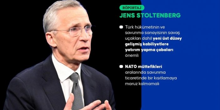 Nato Genel Sekreteri Stoltenberg, Türk Savunma Sanayisindeki Atılımı Aa'ya Değerlendirdi