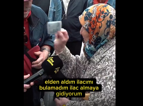 Yaşlı vatandaşın sözleri yürek burktu: "İlaç için borç aldım"