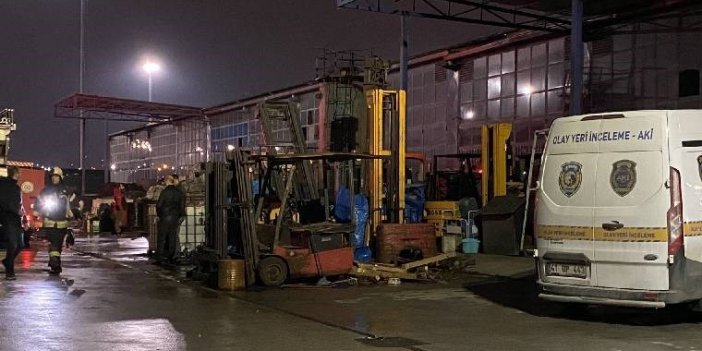 İş yerinde çıkan yangında yanarak can verdi!