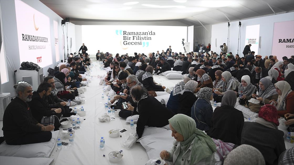 Trt "ramazanda Bir Filistin Gecesi" Etkinliği Düzenledi
