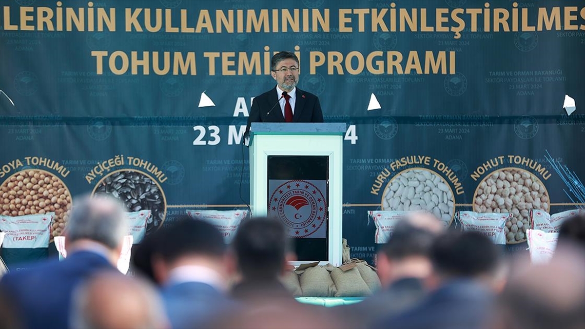 Bakan Yumaklı: 2023'te Bitkisel Üretim Rakamı 137 Milyon Tona Çıkmış Durumda