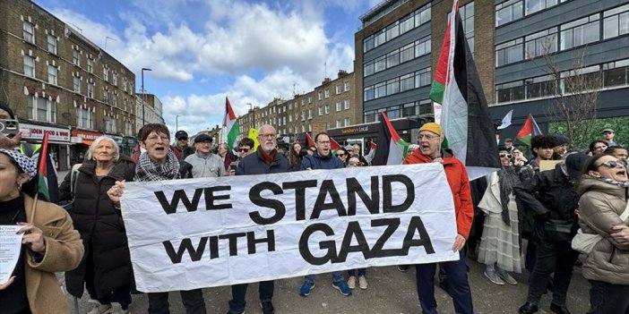 İngiltere Genelinde 48 Noktada Filistin'e Destek Gösterileri Düzenlendi