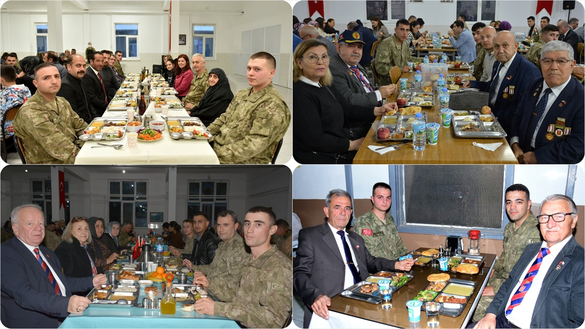 Mehmetçik, Şehit Aileleri, Gaziler Ve Gazi Aileleriyle İftar Yaptı