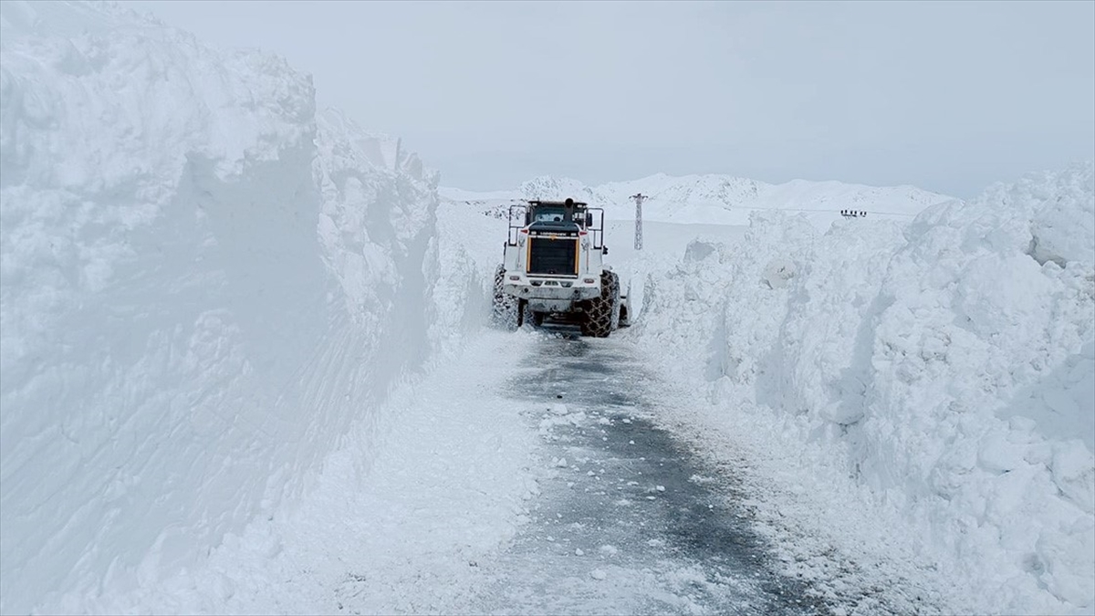 Hakkari'de Çığ Nedeniyle Kapanan Yolar Açıldı