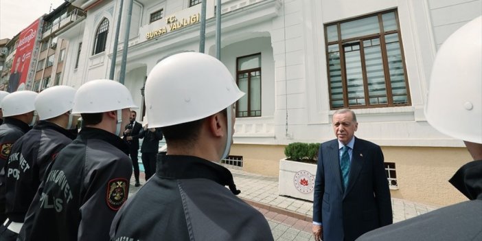Erdoğan, Bursa Valiliği'ni Ziyaret Etti